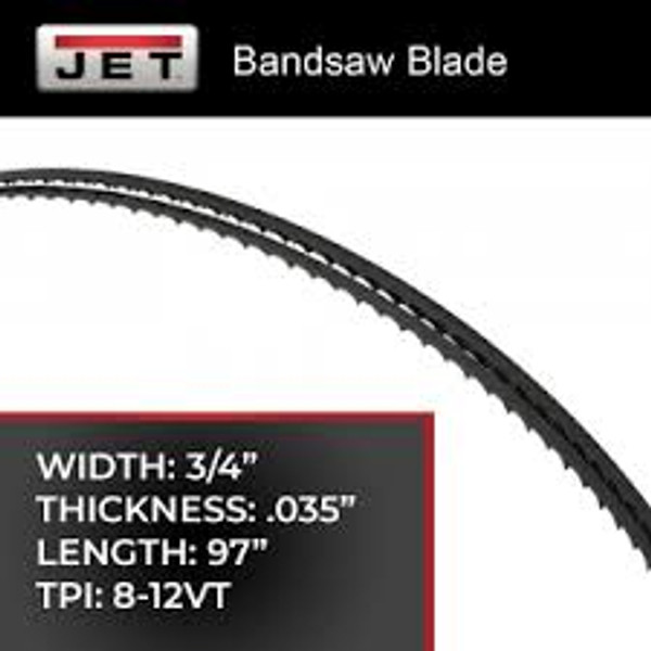 JET BLADE 3/4"x.035"x 97" x 8/12VT-HBS-814GH 5674034