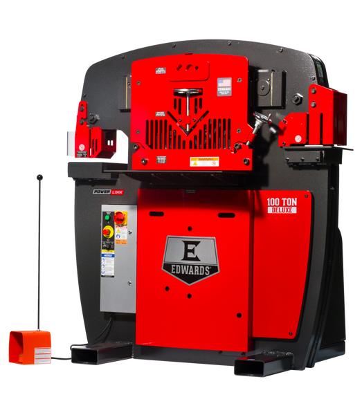 EDWARDS 100T DELUXE IRONWORKER - 3PH, 230V, AC IW100DX-3P230-AC