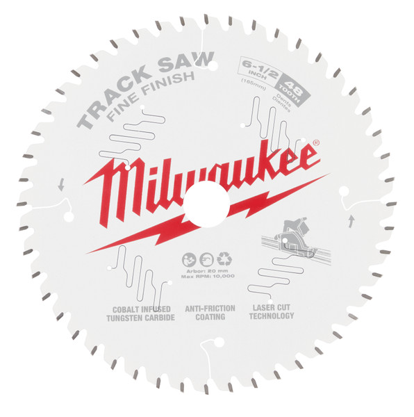 Milwaukee 48-40-0627 Milwaukee® 6-1/2" 48T Fine Finish Track Saw Blade