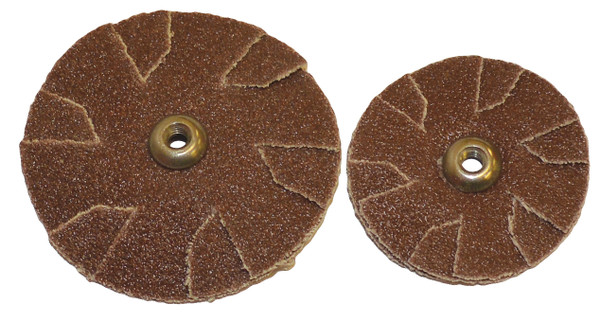 Alfa Tools LD125080 1-1/4" x 80 Grit Aluminum Oxide Overlap Slotted Disc