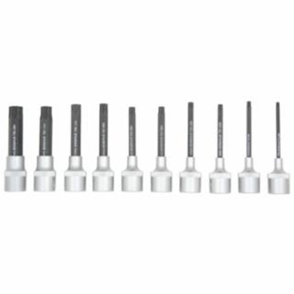 BONDHUS 10PC STAR PROHOLD SOCKETBIT SET 2" WITH SOCKETS