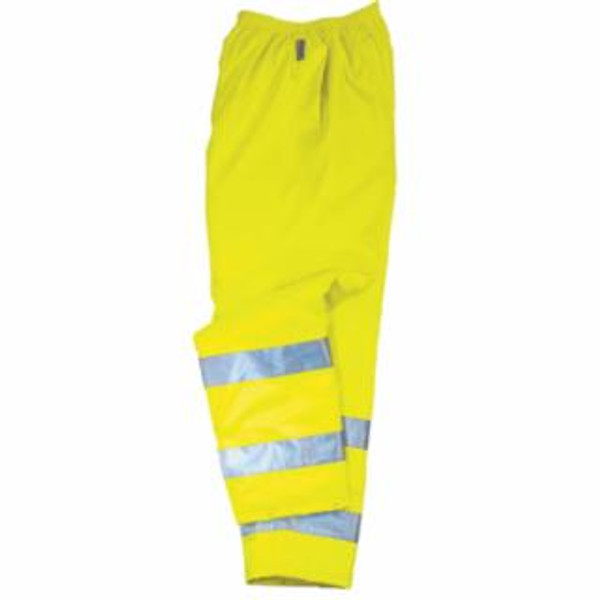 ERGODYNE GLOWEAR 8915 CLS E HI-VIS RAIN PANTS ORANGE 4XL