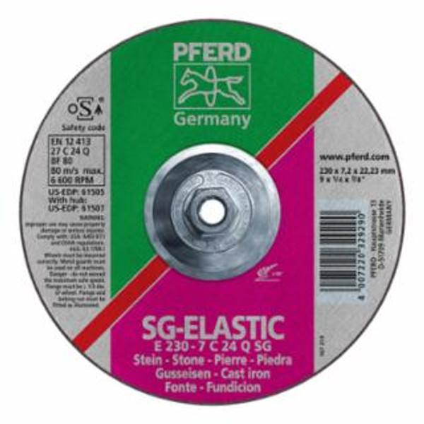 PFERD 9 X 1/4 X 5/8-11 T27 GWC24 Q SG