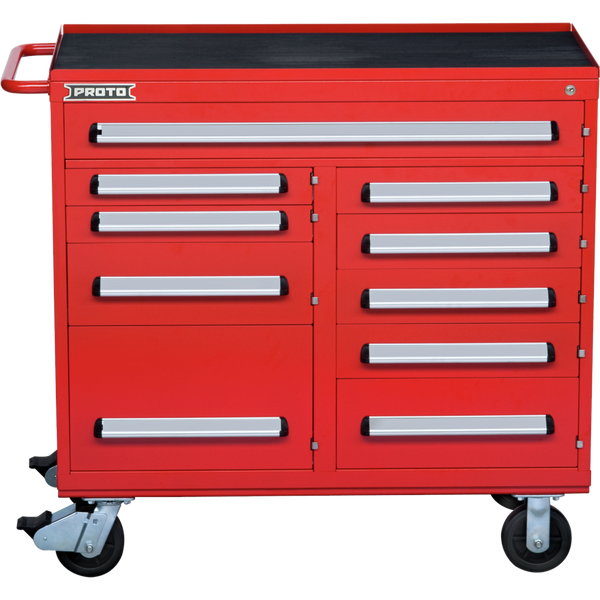 PROTO 45IN WRKSTN 10 DRW RED