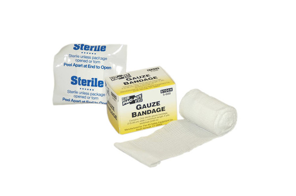 FIRST AID ONLY STERILE GAUZE BANDAGE  2" X 4YD