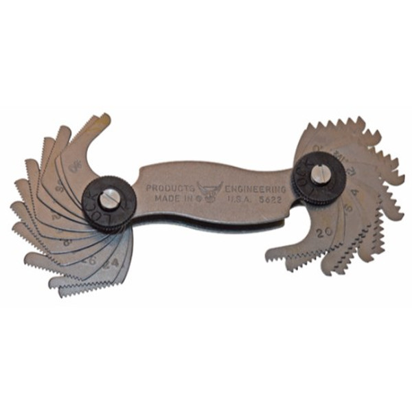 Alfa Tools TPG63044 .25 mm-2.50 mm Pitch Gauge