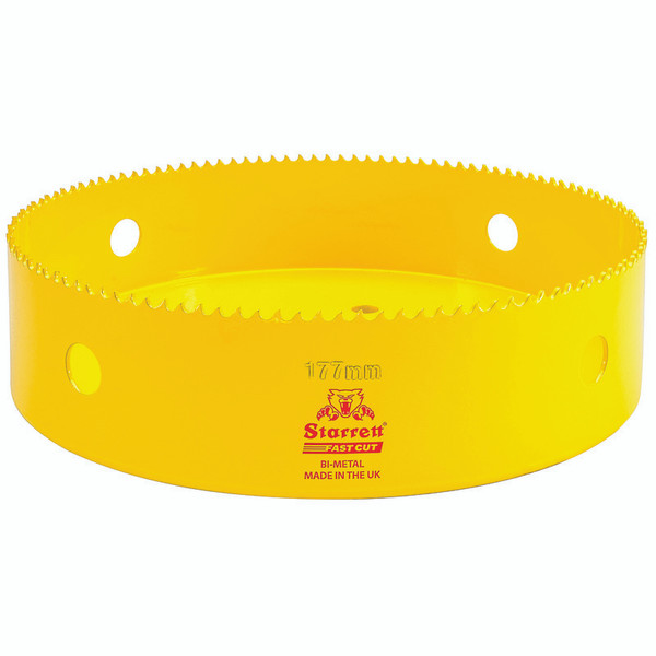 L.S. STARRETT HSS FAST CUT HOLE SAW 177MM