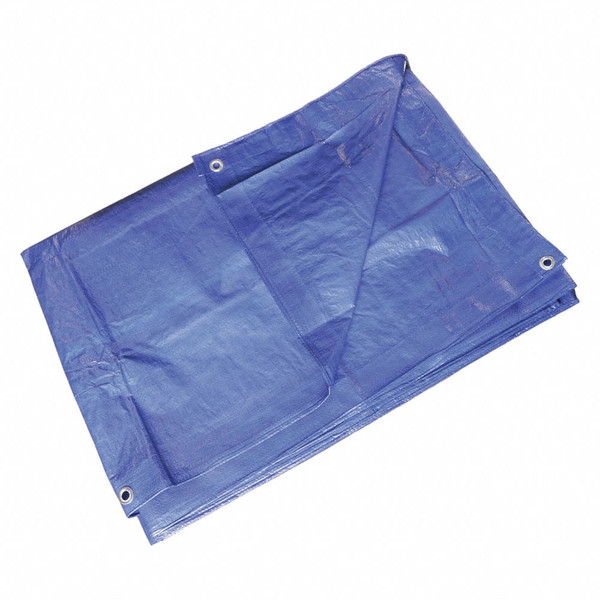 GENERIC Tarp,Polyethylene,Blue/Blue,15x20Ft 2ZJ48