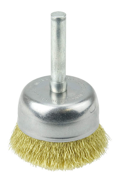 WEILER 2" CRIMPED WIRE UTILITYCUP BRUSH  .008" STAINLE