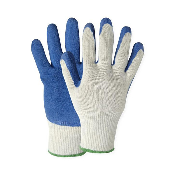 WELLS LAMONT POLY/COTTON WHITE GLOVE LATEX PALM  S