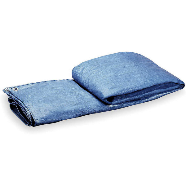 GENERIC Tarp,Polyethylene,Blue/Green,30x50Ft 3W560