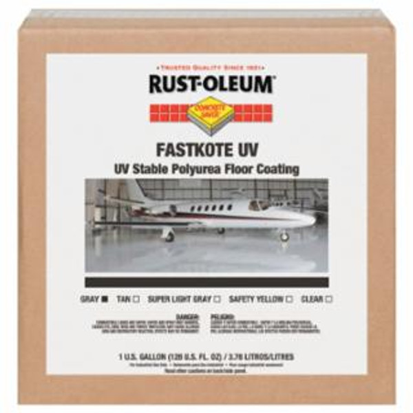 RUST-OLEUM FASTKOTE UV STABLE POLYUREA FLOOR COATING GRAY