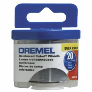 DREMEL BULK PACK- REINFORCED CUT-OFF WHEELS (20PC.)