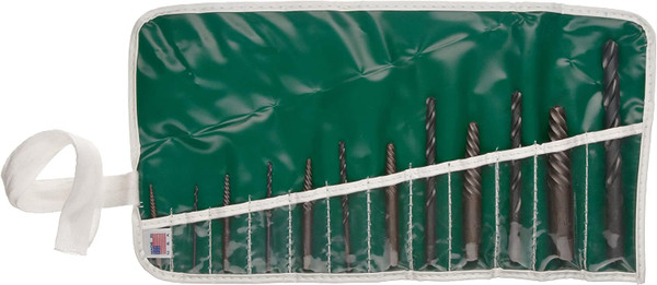 CHICAGO-LATROBE 12PC SCREW EXT & HSS DRLS