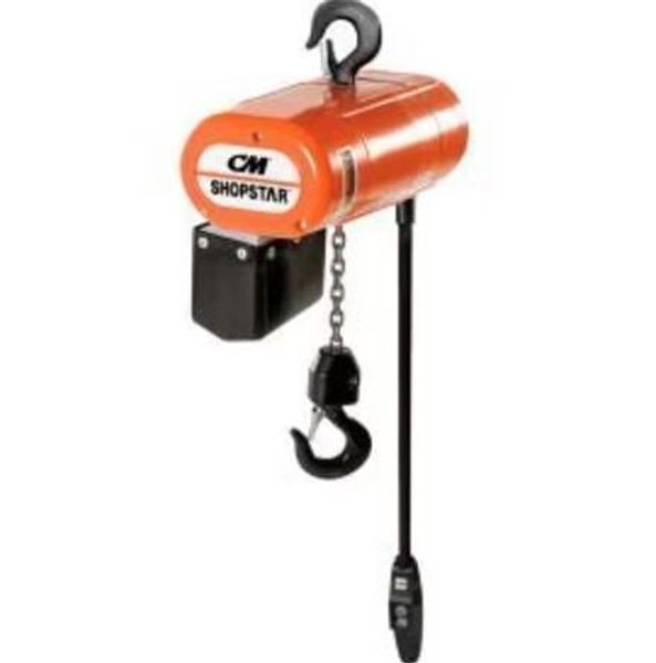 CM COLUMBUS MCKINNON SHOPSTAR ELEC CHAIN HOIST 500LB 115V 12FPM CM COLUMBUS MCKINNON SHOPSTAR ELEC CHAIN HOIST 500LB 115V 12FPM