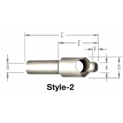 Alfa Tools CD98722 7/16 x 7/16 x 1/2 USA Countersink & Deburring Tool
