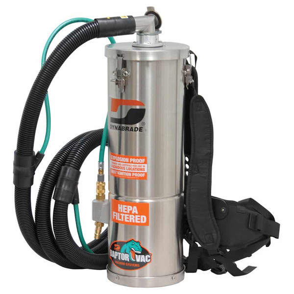 DYNABRADE VAC SYSTEM - WALL MOUNTWITH BACKPACK