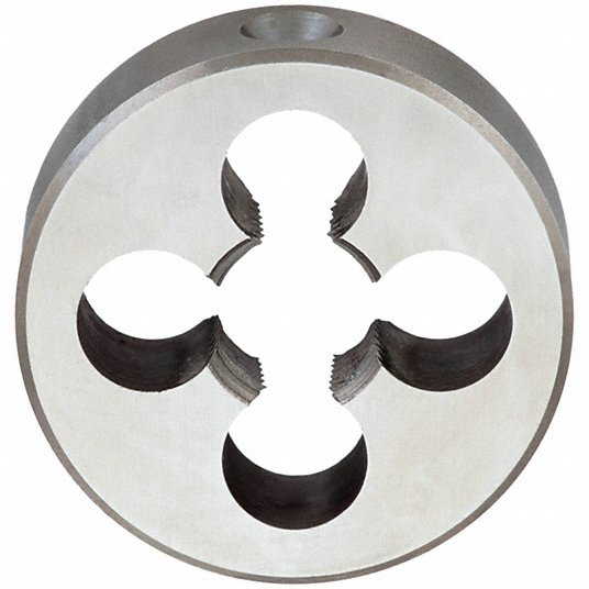 GREENFIELD THREADING 3/8-18 CRBN RD DIE 2"OD