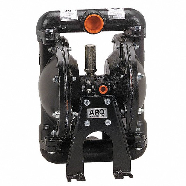 INGERSOLL RAND ARO 1"DBL DIAPHRGM PUMP ALUMSANTOPRENE 35 GPM