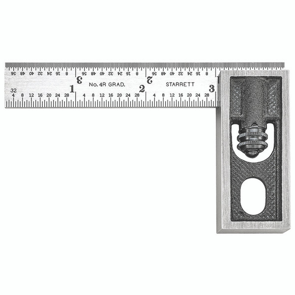 L.S. STARRETT 20-4-1/2 MASTER PRECISION SQUARE- 4-1/2" BLADE
