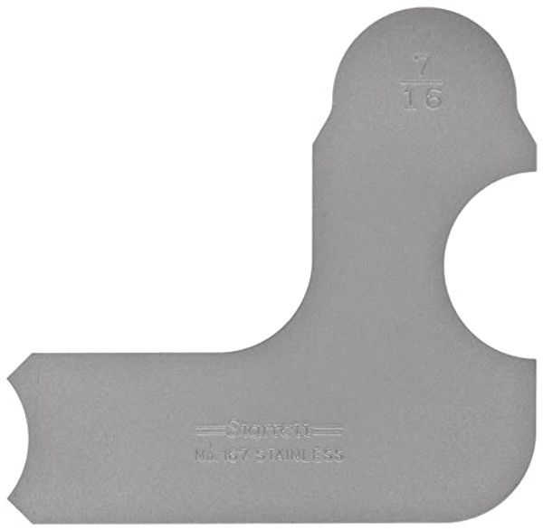 L.S. STARRETT 1/64" RADIUS GAGE