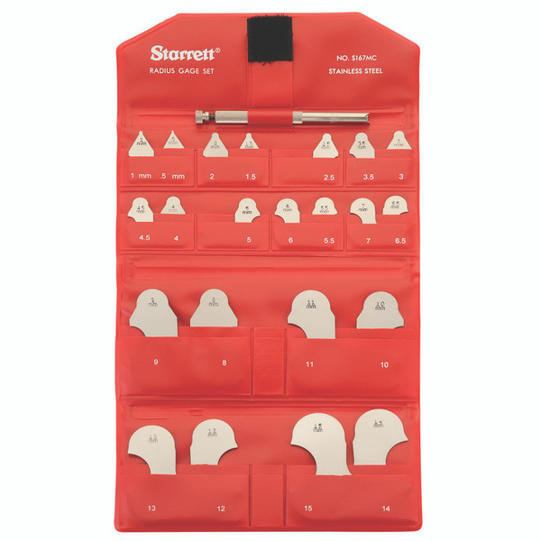 L.S. STARRETT S167MDZ 1-15MM BY 1MM RA