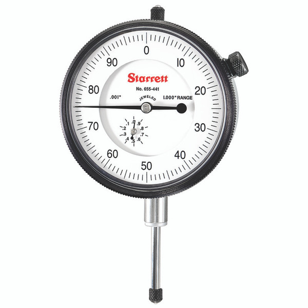 L.S. STARRETT 2-3/4" DIAL INDICATOR W/LEVER CONTROL PT99356