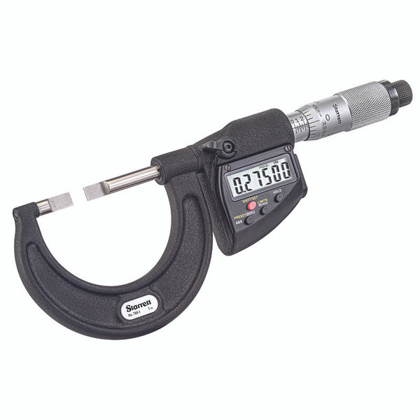 L.S. STARRETT BLADE MICROMETER  SPEEDER  0.030"  .00005"  0-1"