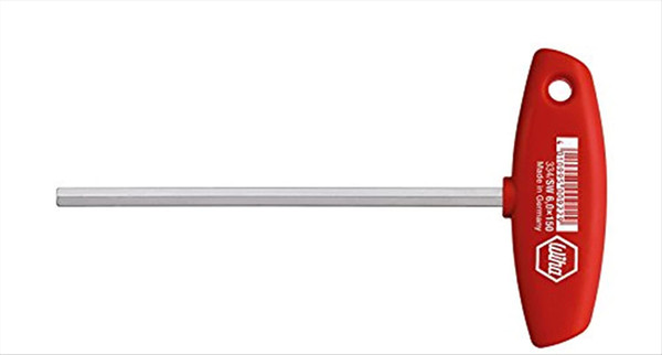 WIHA TOOLS 2.5X100MM T-HANDLE METRIC HEX WRENCH