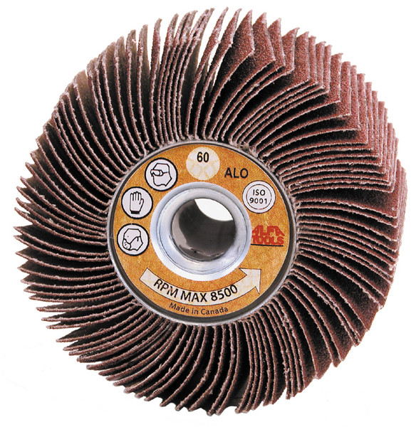 Alfa Tools FW61775E 4" x 2 80 Grit Flap Wheel