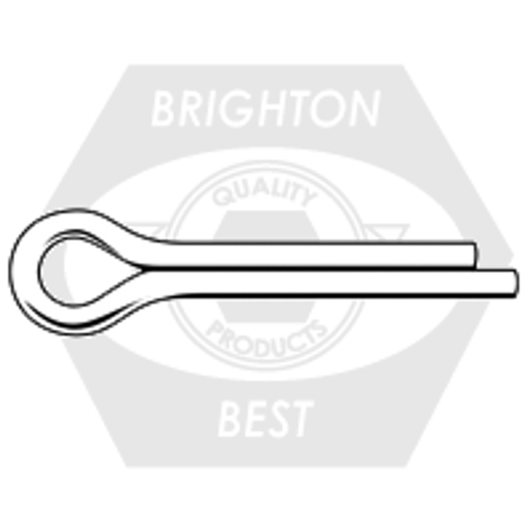 3/16" x 3" Cotter Pins, Plain Finish, Qty 875
