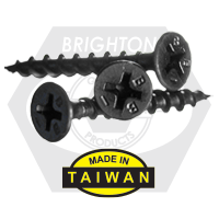 #6-18 x 1 3/4" Bugle Head Phil, Fine, Proferred Drywall Screw Black Phosphated (Taiwan), Qty 4000