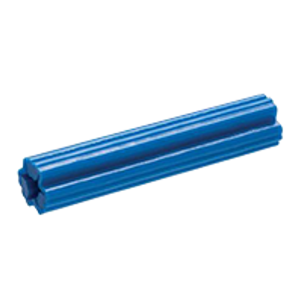 #12 x 1 1/4" Tubular Plastic Anchor Plain, Qty 100