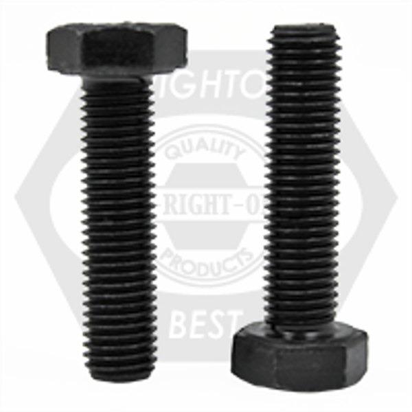 3/8"-16 x 1 1/8" Hex Cap Screws, Grade 5, Coarse, Plain (China), Fully Threaded, Qty 800