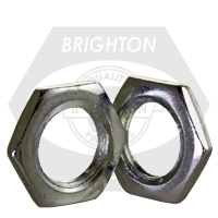 3/8"-32 x w1/2" x 3/32" Hex Panel Nuts Zinc Cr+3, Qty 2000