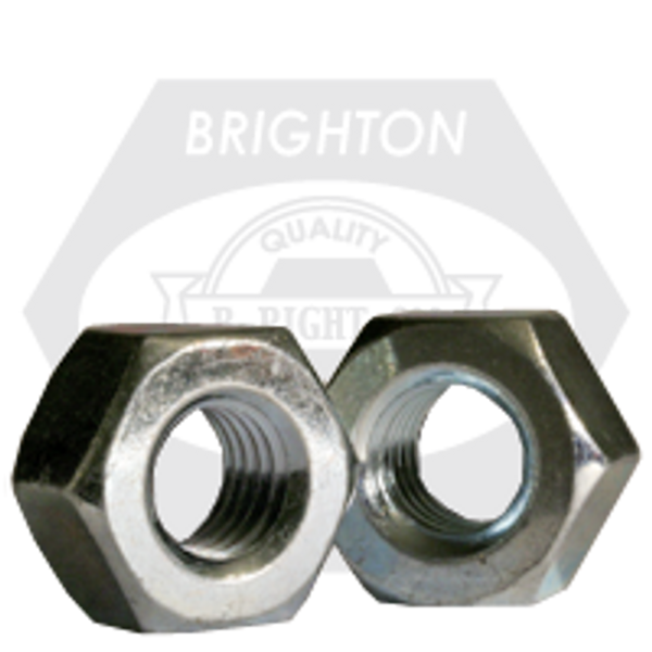2 3/4"-4 Heavy Hex Nuts A563 Grade A, Coarse, Zinc Cr+3, Qty 6