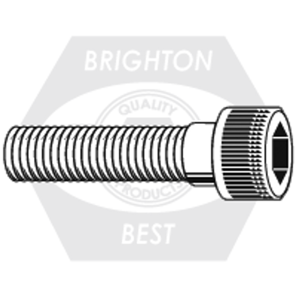 5/8"-11 x 2 3/4" Socket Head Cap Screws, Thermal Black Oxide, Alloy, Made in USA, (Inch), Qty 175
