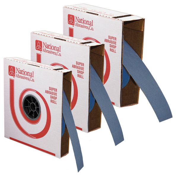 Alfa Tools WR62805 1" x 50 Yard 120 Grit Aluminum Oxide Wet/Dry Abrasive Roll