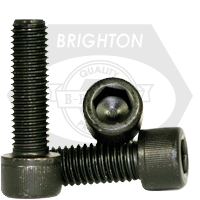 M22-2.50 x 340 mm Socket Cap Screw 12.9, Coarse, ISO 4762 / DIN 912 Thermal Black Oxide, Partially Threaded, Qty 1