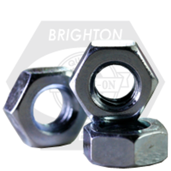 M2.5-0.45 DIN 934, Coarse, Metric Hex Nut Class 6 DIN 934, Coarse, Zinc Cr+3, Qty 1500
