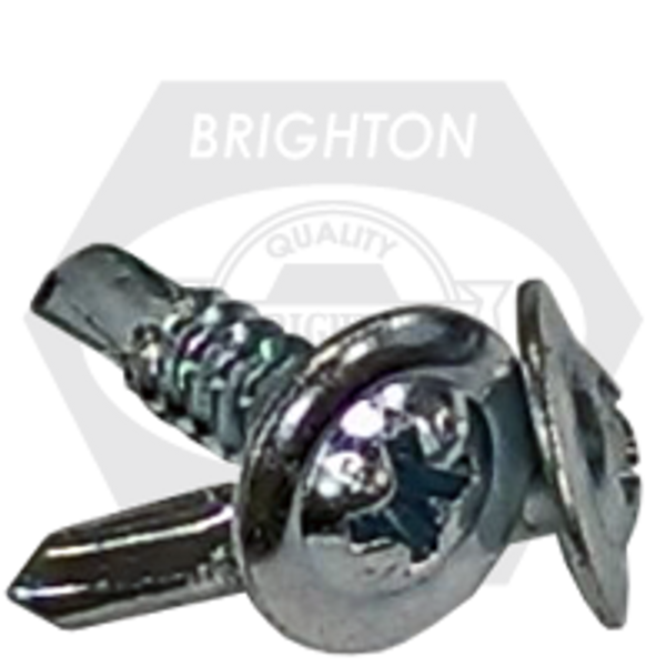 #6-20 x 1 5/8" Bugle Head Phil,#2 Point Bsd Proferred Self Drilling Screws, Zinc Cr+3, Qty 5000