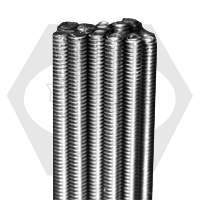 5/8"-11 x 10', Coarse, A307 Grade A All Thread Rods Zinc Cr+3, Qty 8