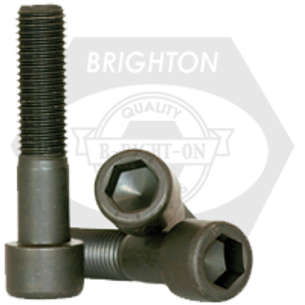 M10-1.50 x 100 mm Socket Head Cap Screws 8.8, Coarse, DIN 912 Thermal Black Oxide, Partially Threaded, Qty 50