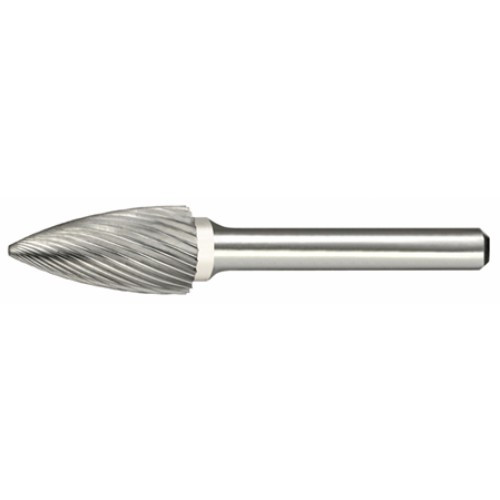 Alfa Tools B71261L SG-1L Carbide Burr Tree Pointed End 6" Oal Single Cut
