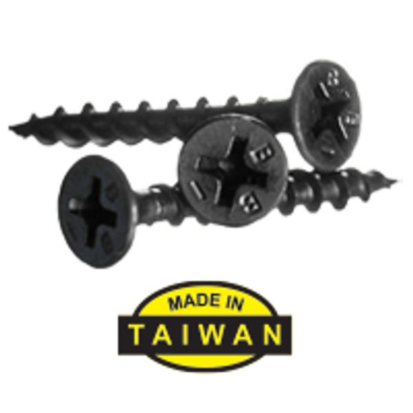 #10-12 x 5" Bugle Head Phil, Fine, Proferred Drywall Screw Black Phosphated, Qty 5