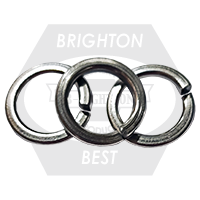 M14 Metric Hi Collar Lockwasher DIN 7980 A2 (18-8) Stainless, Qty 100