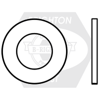 M3 DIN 125A Flat Washer A4 Stainless, Qty 200