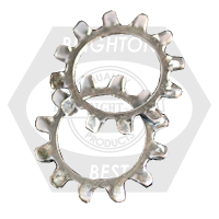 M8 Type A DIN 6798A External Tooth Serrated Lockwasher A2 Stainless, Qty 200