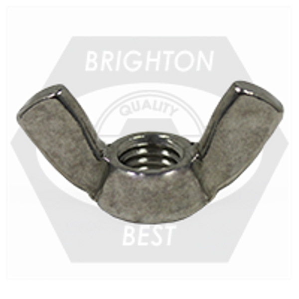 M5-0.80 Type A Wing Nuts 18-8 Stainless Steel A2, Qty 100