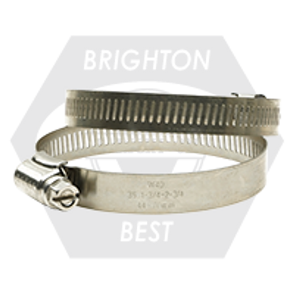 #40 (2"-3") (51mm-76mm) Stainless 304 Housing, Band, And Screw (Worm-Gear), Qty 75